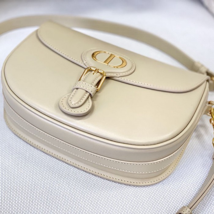 medium D*or bobby bag beige box calfskin