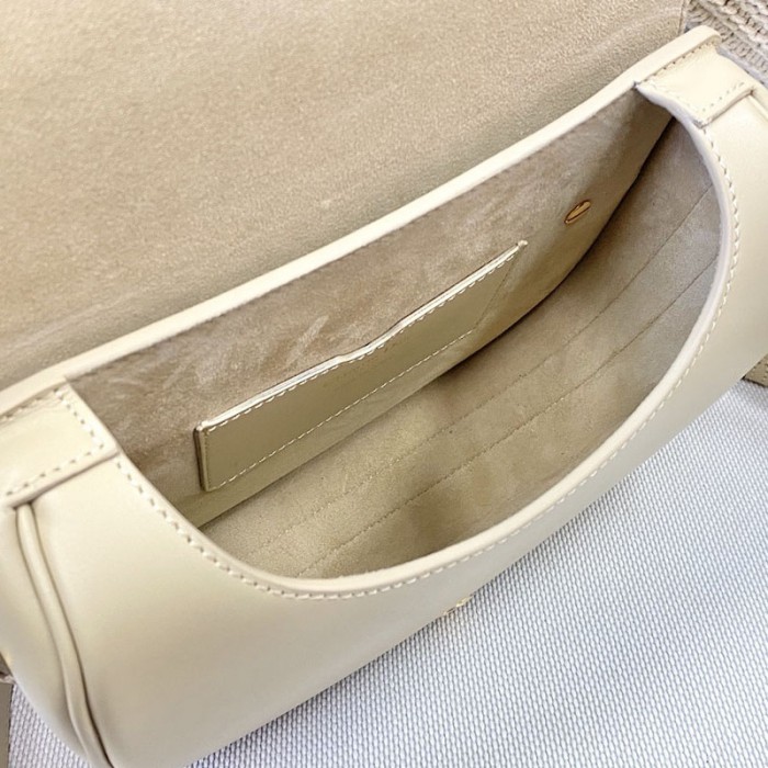 medium D*or bobby bag beige box calfskin