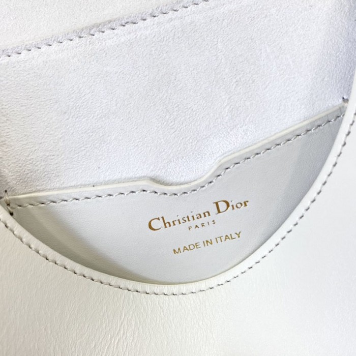 medium D*or bobby bag white box calfskin