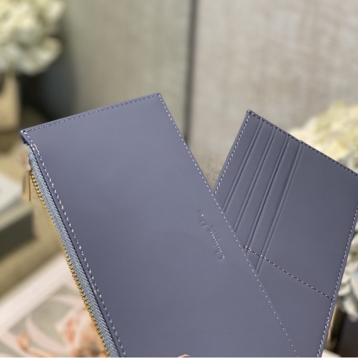 D*or lady D*or calfskin clutch blue