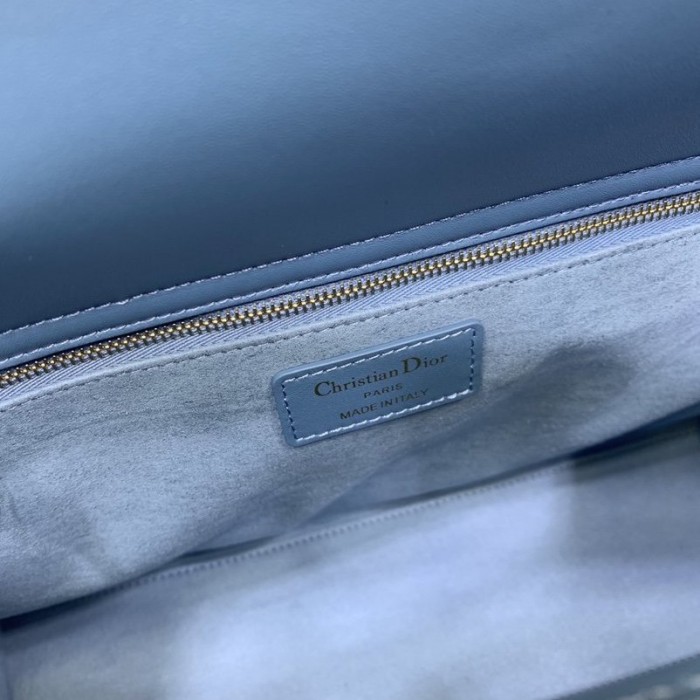 D*or lady D*or lambskin bag blue