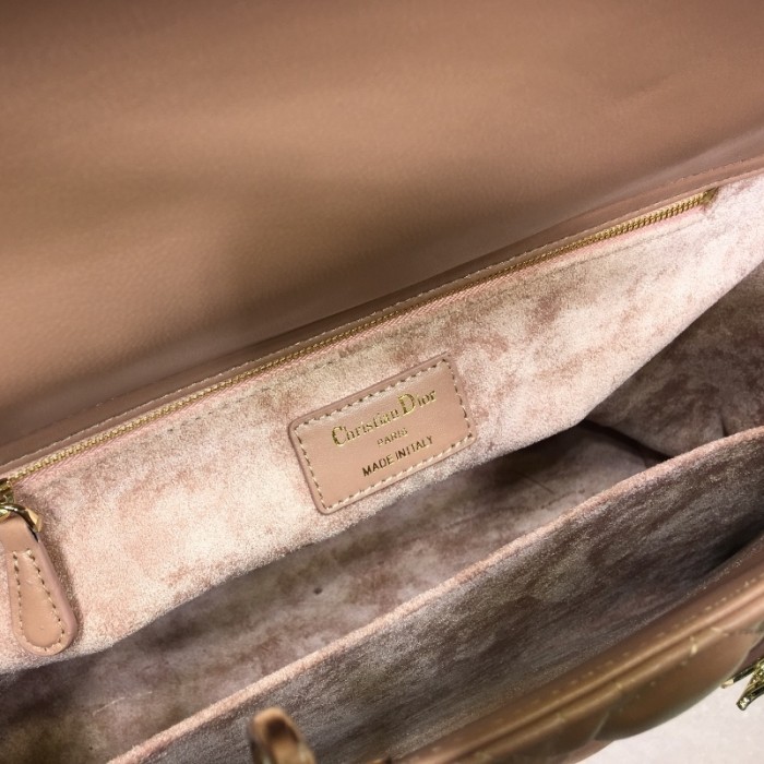 D*or lady D*or lambskin bag tan