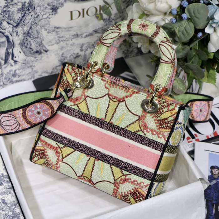 lady D*or multicolor D*or in lights embroidery