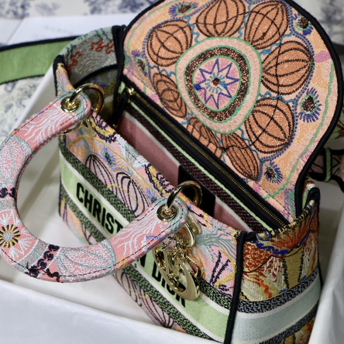 lady D*or multicolor D*or in lights embroidery