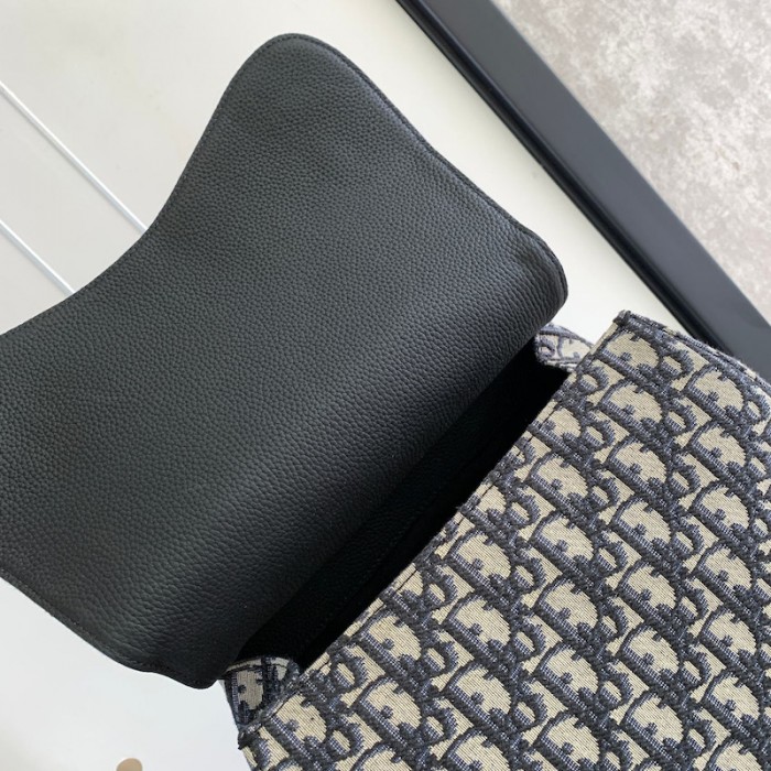 D*or maxi gallop backpack beige and black D*or oblique jacquard