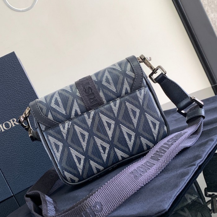 D*or mini D*or hit the road bag navy blue cd diamond canvas