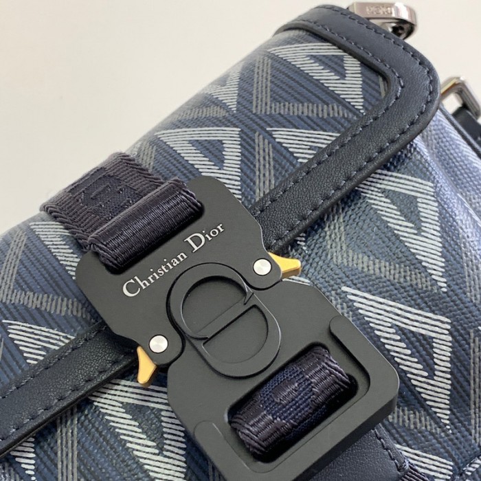 D*or mini D*or hit the road bag navy blue cd diamond canvas