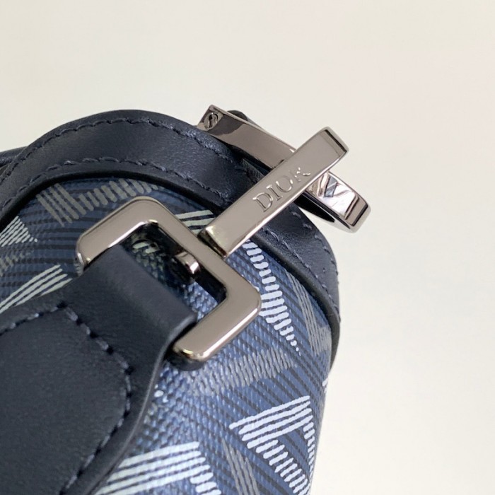 D*or mini D*or hit the road bag navy blue cd diamond canvas
