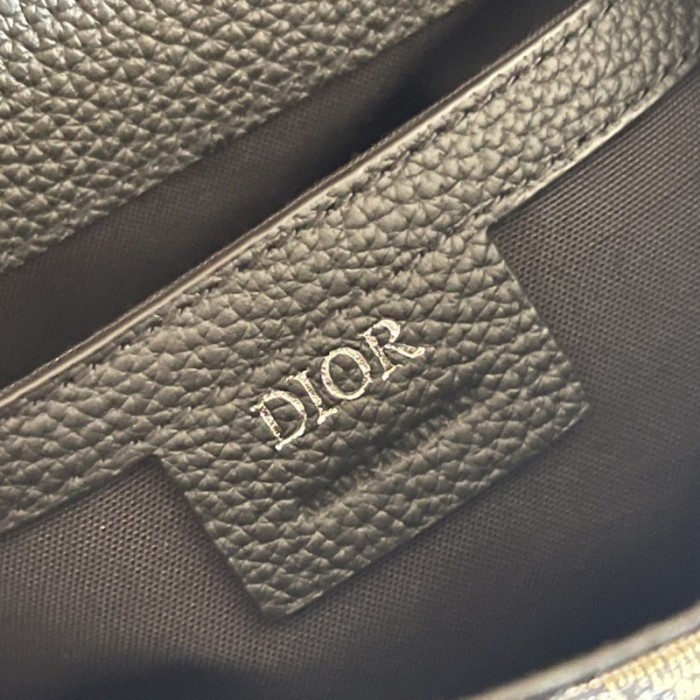 D*or mini gallop sling bag beige and black D*or oblique jacquard