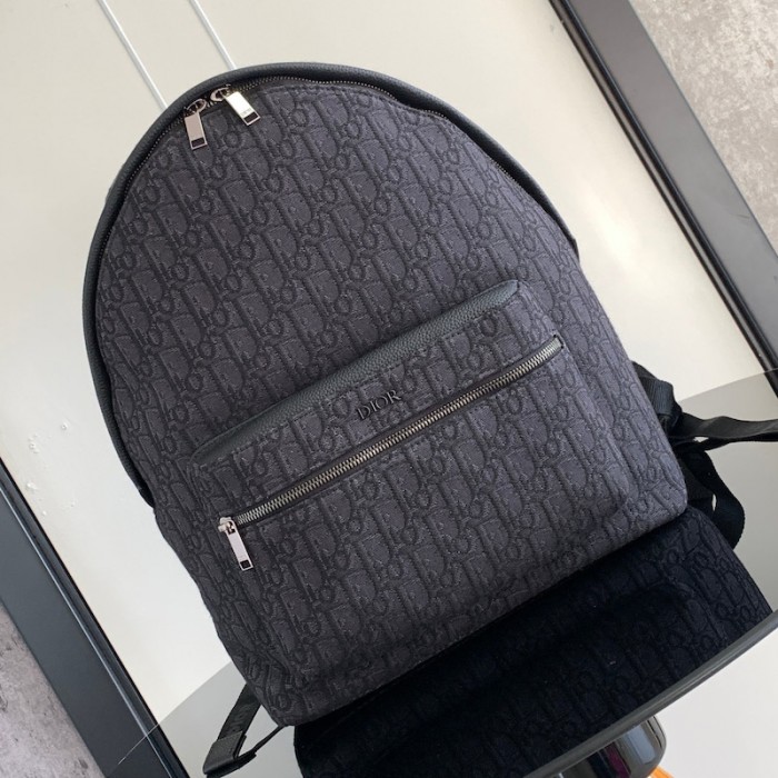 D*or rider backpack black D*or oblique jacquard