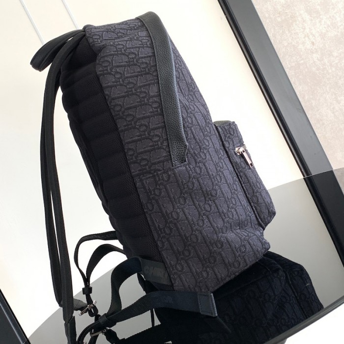 D*or rider backpack black D*or oblique jacquard