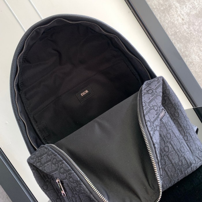 D*or rider backpack black D*or oblique jacquard