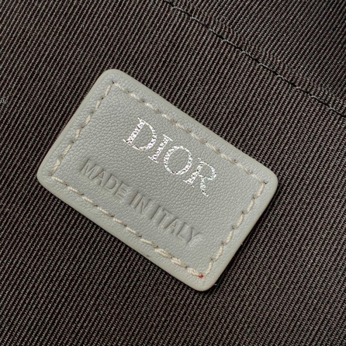 D*or rider backpack D*or gray cd diamond canvas and smooth calfskin