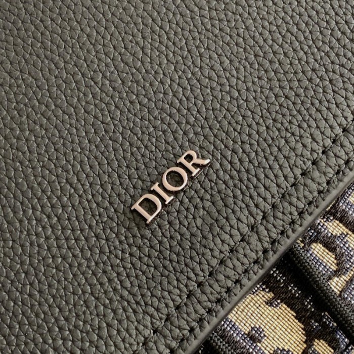 D*or saddle backpack beige and black D*or oblique jacquard
