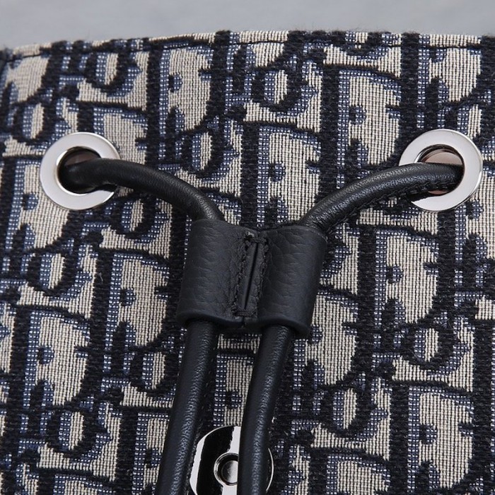D*or and black D*or oblique jacquard backpack