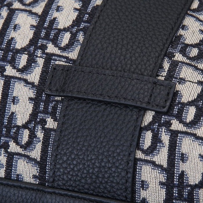 D*or and black D*or oblique jacquard backpack