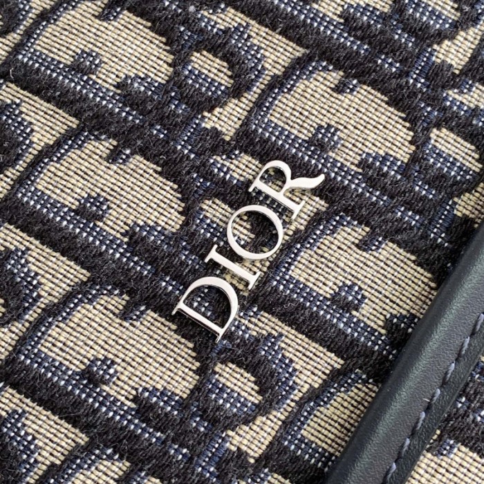 D*or changing bag blue D*or oblique canvas