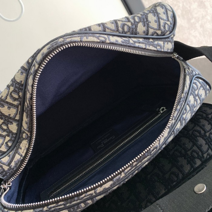 D*or changing bag blue D*or oblique canvas