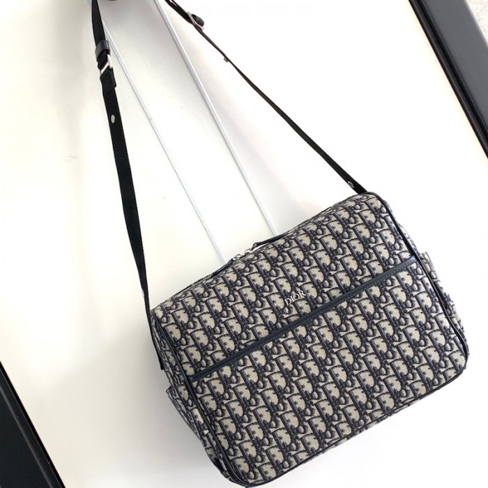 D*or changing bag blue D*or oblique canvas