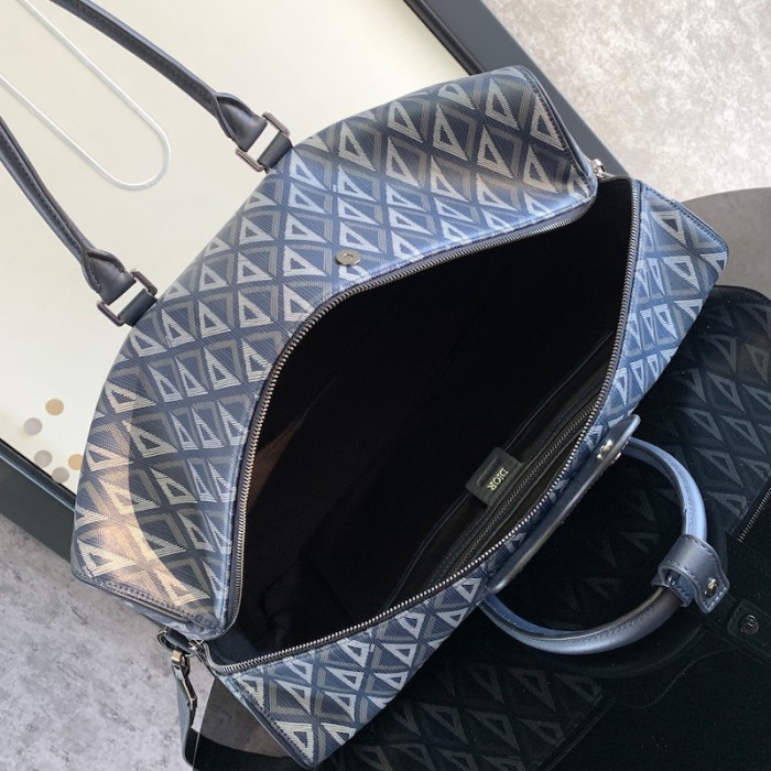 D*or lingot 50 bag navy blue cd diamond canvas