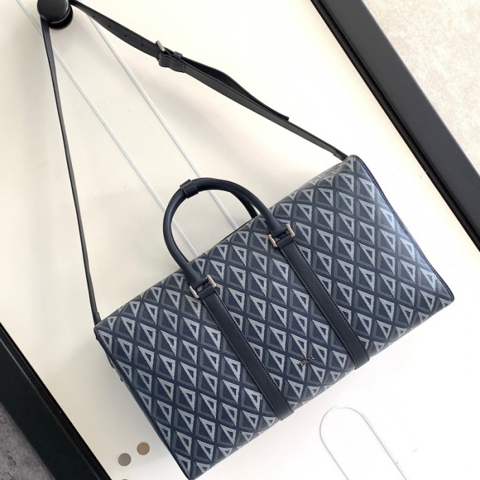 D*or lingot 50 bag navy blue cd diamond canvas