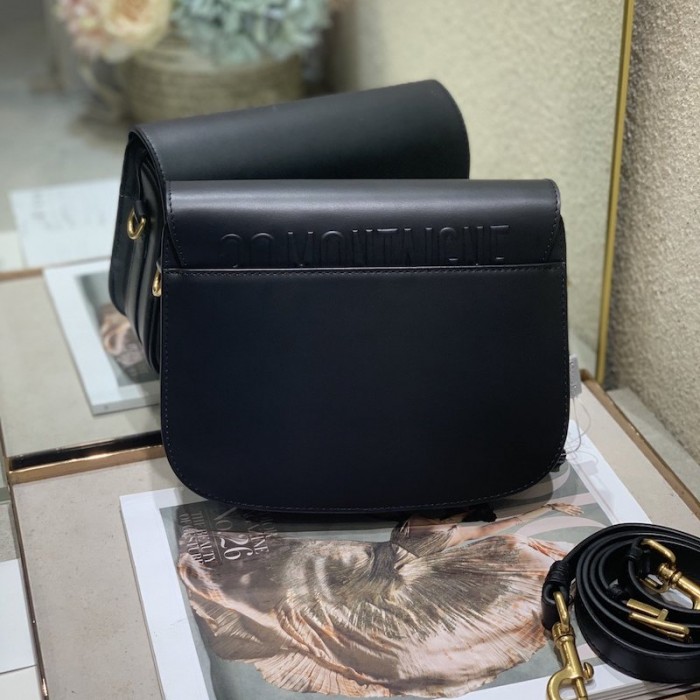 D*or medium bobby bag box calfskin black