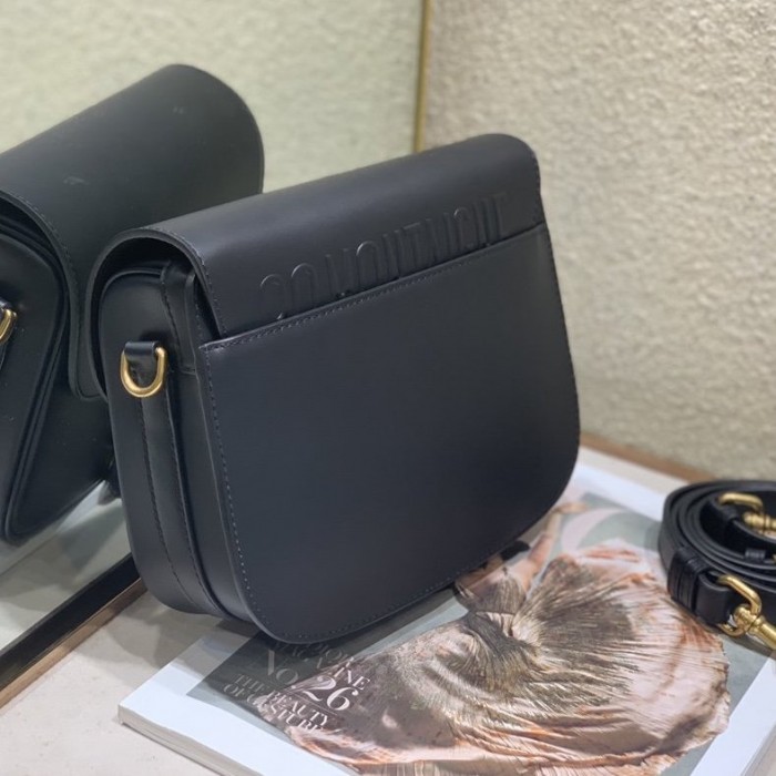 D*or medium bobby bag box calfskin black