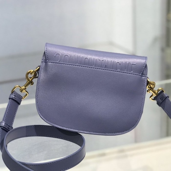 D*or medium bobby bag box calfskin blue