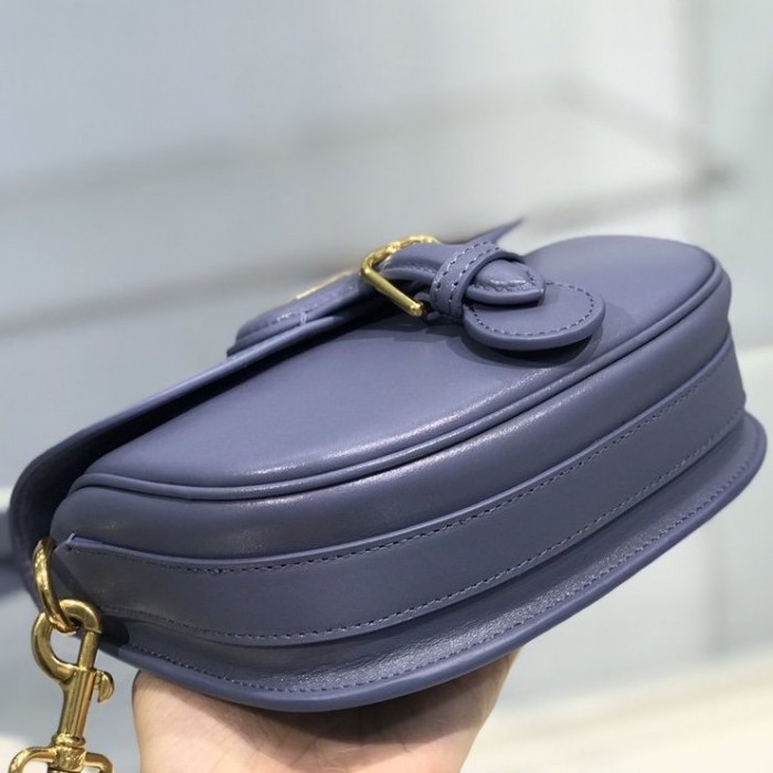 D*or medium bobby bag box calfskin blue