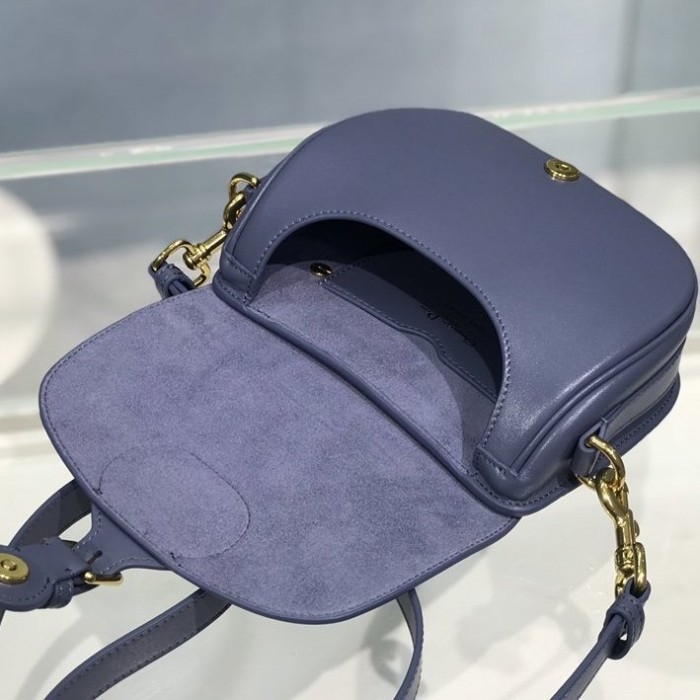 D*or medium bobby bag box calfskin blue