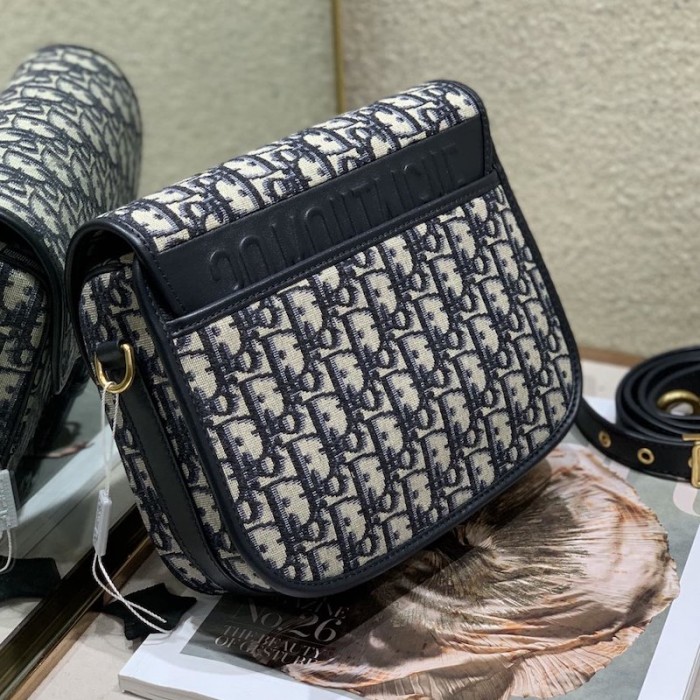 D*or medium bobby bag oblique navy