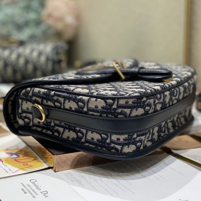 D*or medium bobby bag oblique navy