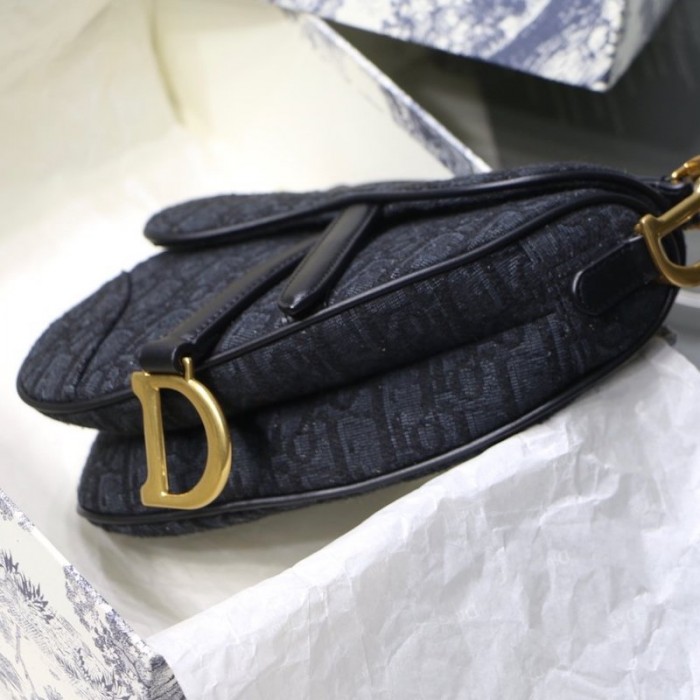 D*or oblique saddle bag black