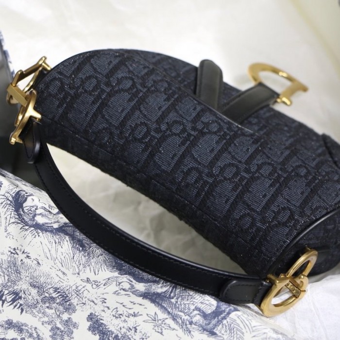 D*or oblique saddle bag black