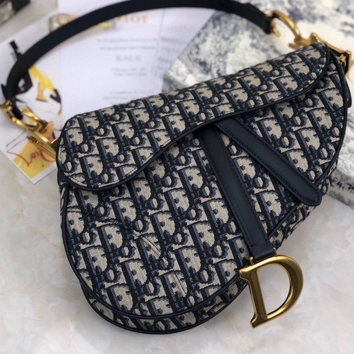 D*or oblique saddle bag blue