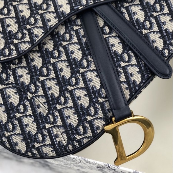 D*or oblique saddle bag blue