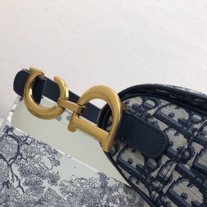 D*or oblique saddle bag blue