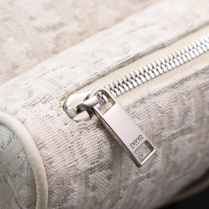 D*or saddle bag white D*or oblique jacquard