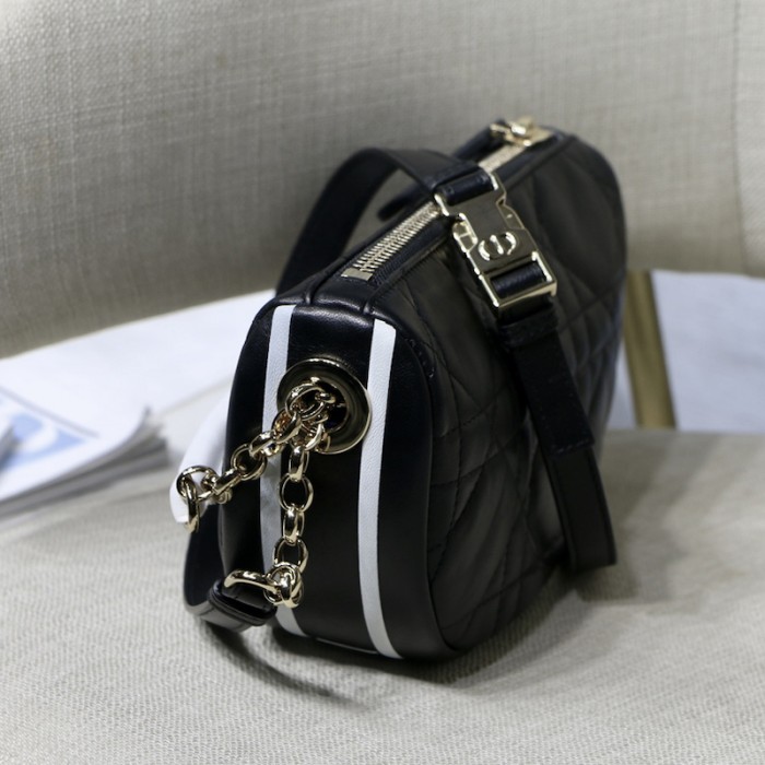 small D*or vibe hobo bag black