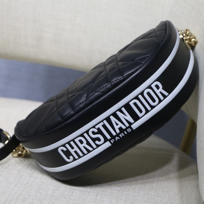 small D*or vibe hobo bag black