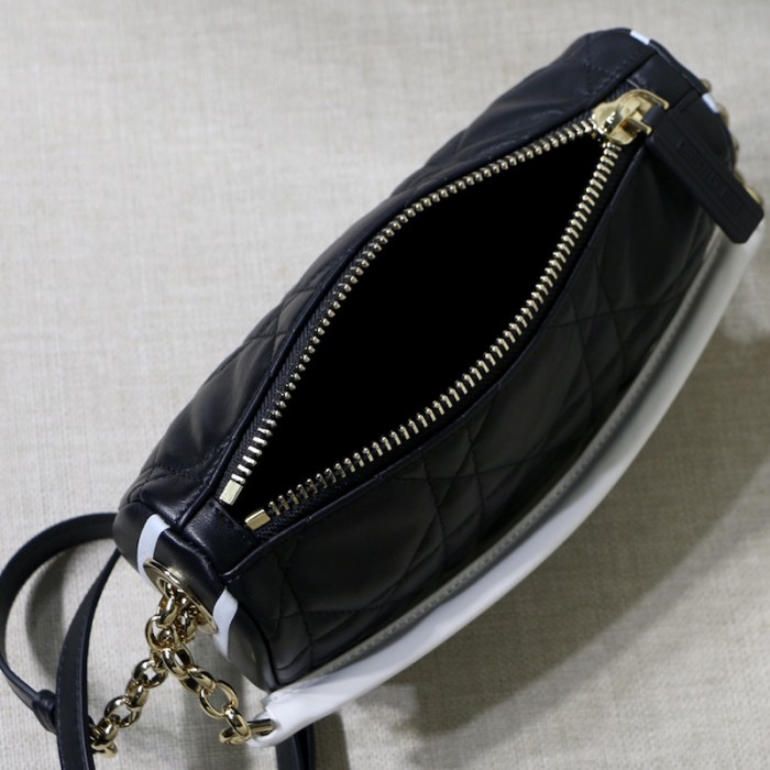 small D*or vibe hobo bag black
