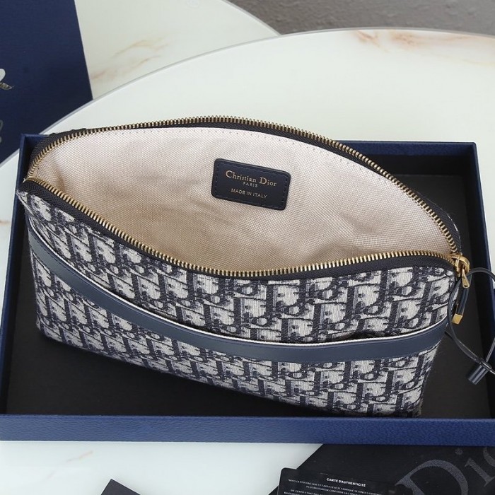 D*or travel travel kit blue D*or oblique jacquard