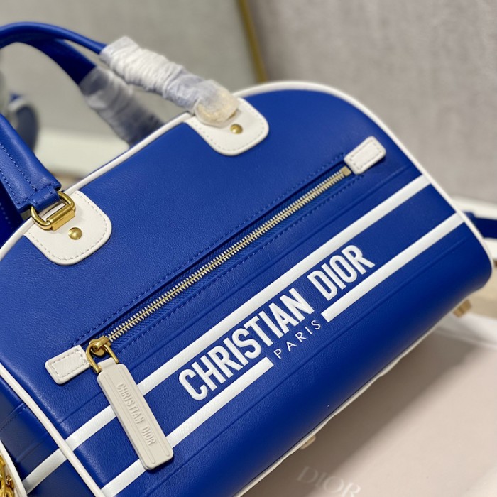 small D*or vibe zip bowling bag blue