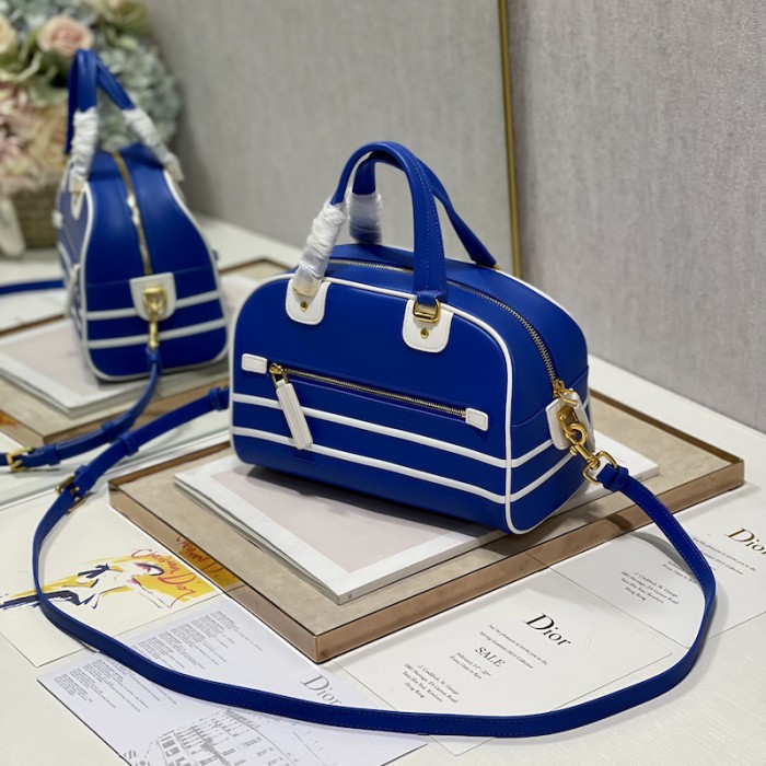 small D*or vibe zip bowling bag blue