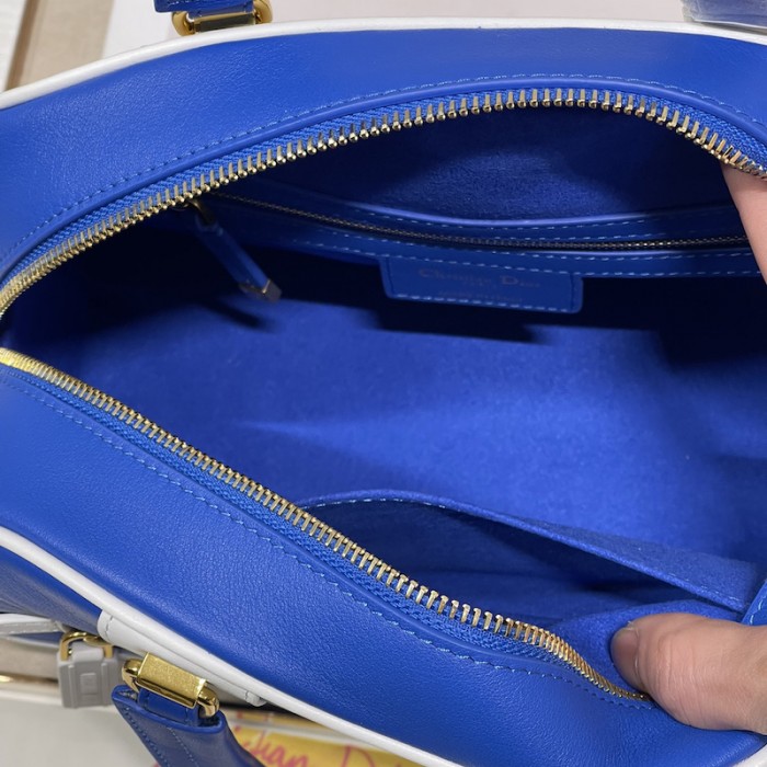 small D*or vibe zip bowling bag blue