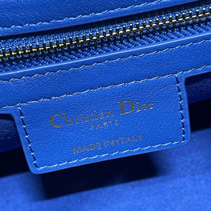 small D*or vibe zip bowling bag blue