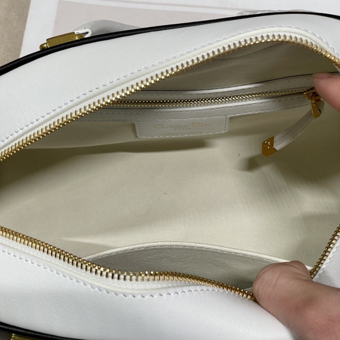 small D*or vibe zip bowling bag white