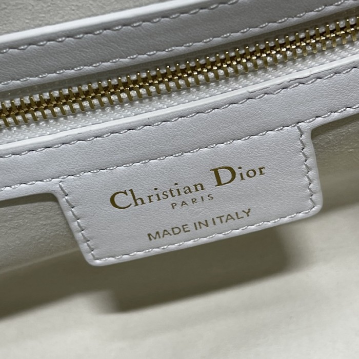 small D*or vibe zip bowling bag white