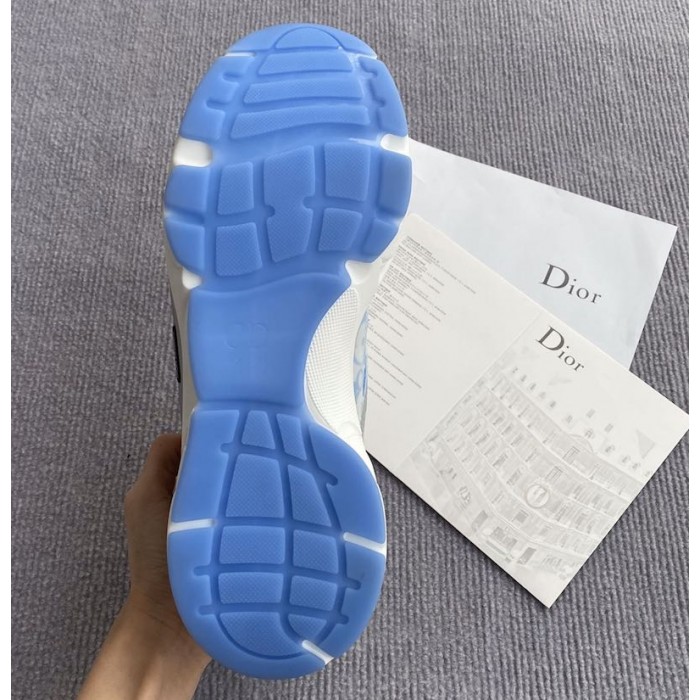 D*or b22 sneaker in technical knit and multicolor calfskin