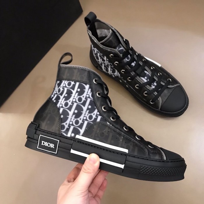 D*or b23 high top logo oblique black